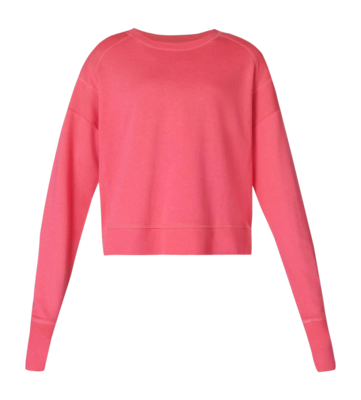 Jumper Sweaty Betty Women After Class Crop Sweet Pink
