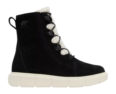 Bottines Sorel Women Explorer III Joan Cozy WP Black Chalk