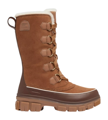 Bottes de Neige Sorel Femme Torino V Tall WP Velvet Tan Tobacco