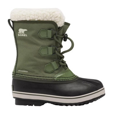 Bottes de Neige Sorel Enfant Yoot PAC Nylon WP Hiker Green