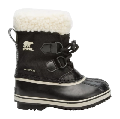 Bottes de Neige Sorel Enfant Yoot PAC Nylon WP Black