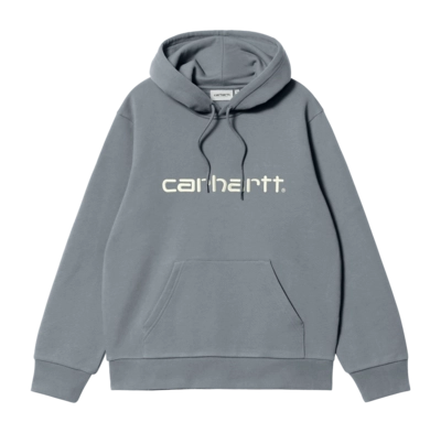 Pull à Capuche Carhartt WIP Unisexe Hooded Carhartt Sweat Dove Grey / Wax