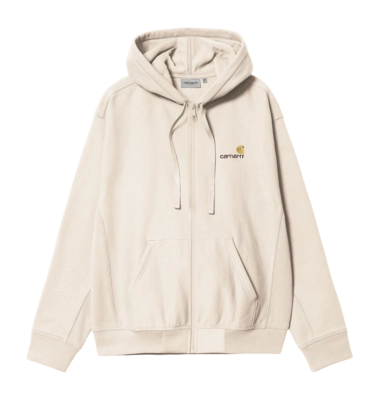 Veste Carhartt WIP Unisexe Hooded American Script Moonbeam