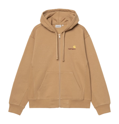 Jacke Carhartt WIP Hooded American Script Unisex Peanut