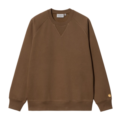 Pull Carhartt WIP Unisexe Chase Chocolate / Gold