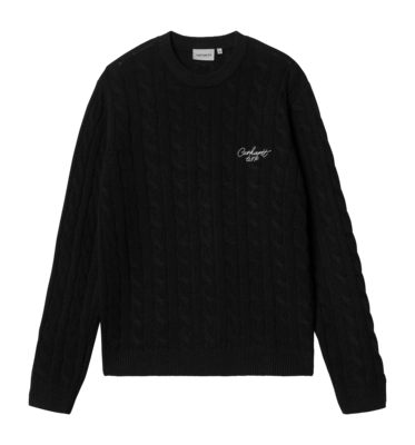 Sweater Carhartt WIP Unisex Signature Black / Wax