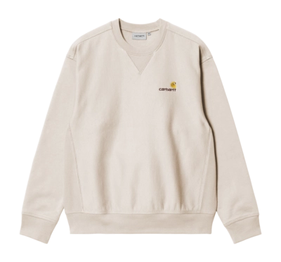 Pull Carhartt WIP Unisexe American Script Moonbeam
