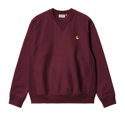 Sweatshirt Carhartt WIP Unisex American Script Malbec