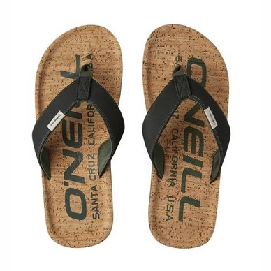 Tongs Oneill Men Chad Fabric Sandals Black Out