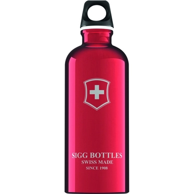 Water Bottle Sigg Swiss Emblem Red 1L