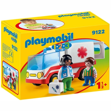 Playmobil 1.2.3. Krankenwagen 9122