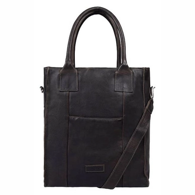 Shoppingbag Shabbies Amsterdam SHB0364 Vegetable Tanned Leather Green