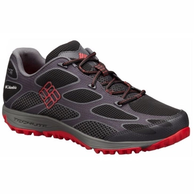 Trail Running Shoe Columbia Men's Conspiracy IV Outdry Black Bright Red
