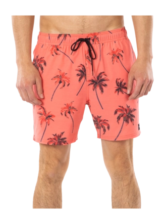 Zwemshort Rip Curl Men Beach Party Volley Red Regular Fit
