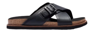Timberland Amalfi Vibes Cross Slide Black Leather Herren