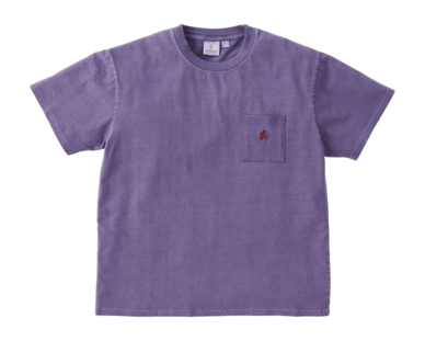 T-Shirt Gramicci Unisex One Point Tee Purple Pigment