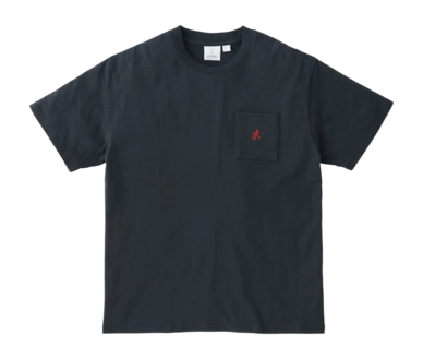 Gramicci Unisex One Point Tee T-Shirt Vintage Black