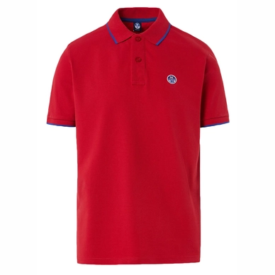 Polo North Sails Hommes SS Polo With Graphic Red