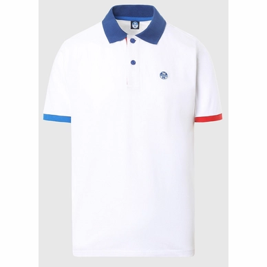 Polo Shirt North Sails Men SS Polo Graphic White