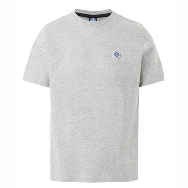 T-Shirt North Sails SS T-Shirt with Logo Herren Grey Melange