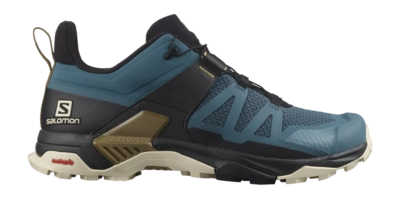 Wanderschuhe Salomon  X Ultra 4 Herren Mallard Blue Bleached Sand Bronze Brown