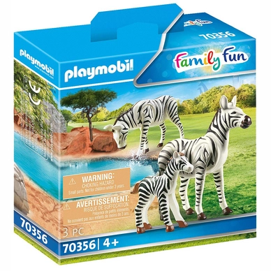 Playmobil City Life Zebras mit Baby 70356