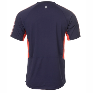 Tennisshirt K Swiss Heritage Short Sleeve Tee Men Navy