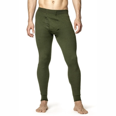 Ondergoed Woolpower Long Johns with Fly 400 Green