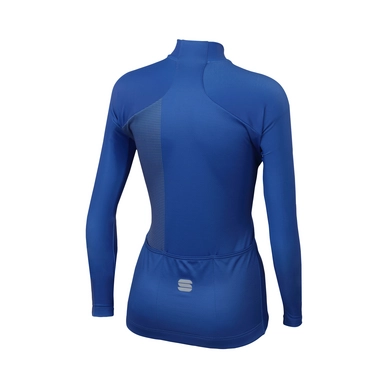 Fietsshirt Sportful Women Bodyfit Pro Thermal Jersey Blue Cosmic Red Fluo