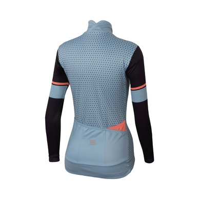 Fietsshirt Sportful Women Cometa Thermal Jersey A Blue Grape Red
