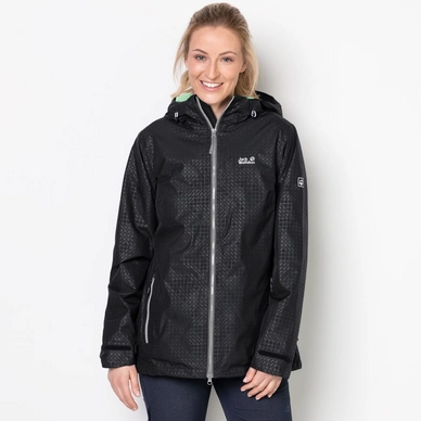 Winterjas Jack Wolfskin Women Marble Valley 3in1 Black