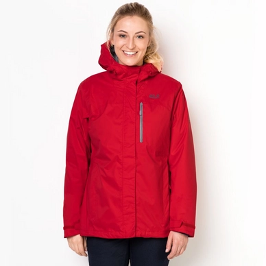 Winterjas Jack Wolfskin Women Northern Lake True Red