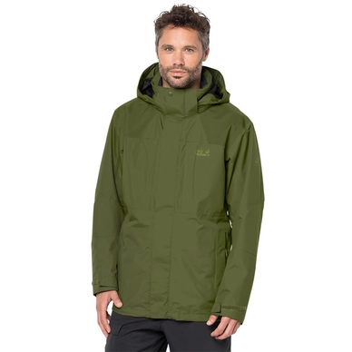 Jas Jack Wolfskin Men Echo Peak Flex Cypress Green