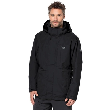 Jas Jack Wolfskin Men Echo Peak Flex Black