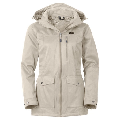 Winterjas Jack Wolfskin Beluga Bay Women Light Sand