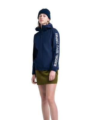Jas Herschel Supply Co. Women's Voyage Wind Peacoat/Sleeve Print