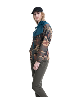 Jas Herschel Supply Co. Women's Voyage Wind Woodland Camo/Deep Teal
