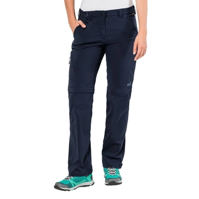 Broek Jack Wolfskin Women Activate Light Zip Off Midnight Blue