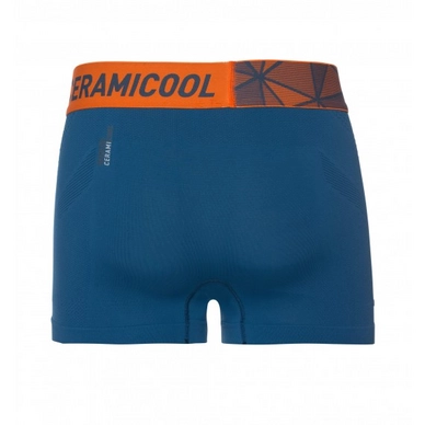 Boxershort Odlo Ceramicool Seamless Men Blue Opal Orangeade