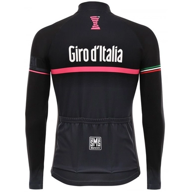 Fietsshirt Santini Giro d'Italia Maglia Nera Replica Long Sleeve Jersey 2016