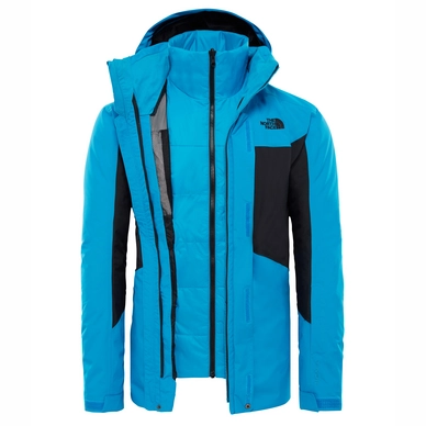 Jas The North Face Men Clement Triclamate 3 in 1 Jacket Hyper Blue TNF Black