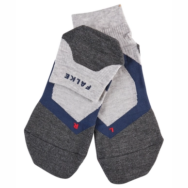 Hardloopsokken Falke RU4 Cushion Short Men Light Grey
