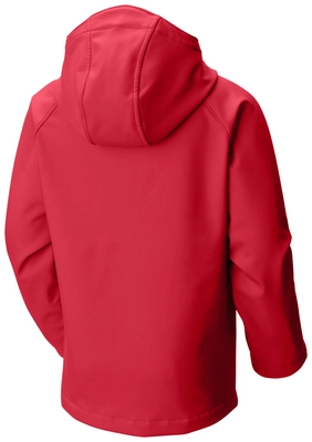 Jas Columbia Youth Cascade Ridge Softshell Red Spark