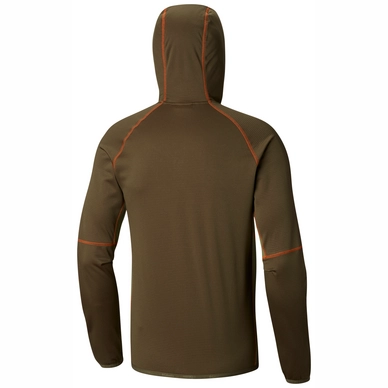 Vest Columbia Men Triple Canyon Hooded Fleece Peatmoss Mosstone