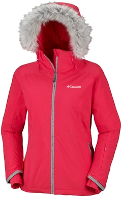 Ski Jas Columbia Women Alpine Slide Red Camellia