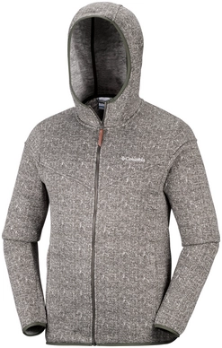 Vest Columbia Men Boubioz Hooded Full Zip Fleece Peatmoss