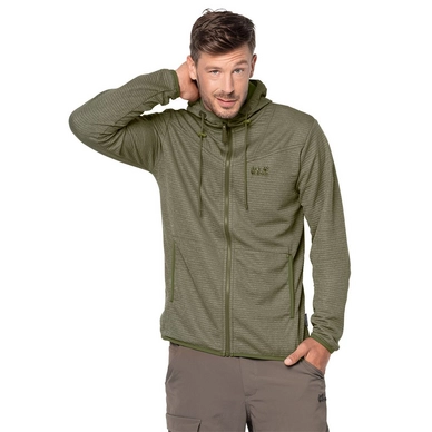 Jas Jack Wolfskin Men Tongari Hooded Burnt Olive