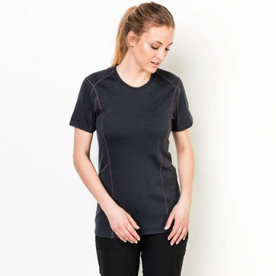 T-Shirt Jack Wolfskin Women Arctic Ebony
