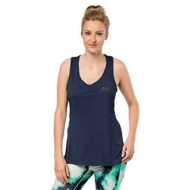 Tanktop Jack Wolfskin Women Crosstrail Top Midnight Blue