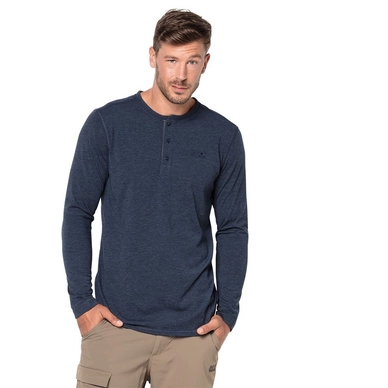 Longsleeve Jack Wolfskin Men Moro Henley Night Blue
